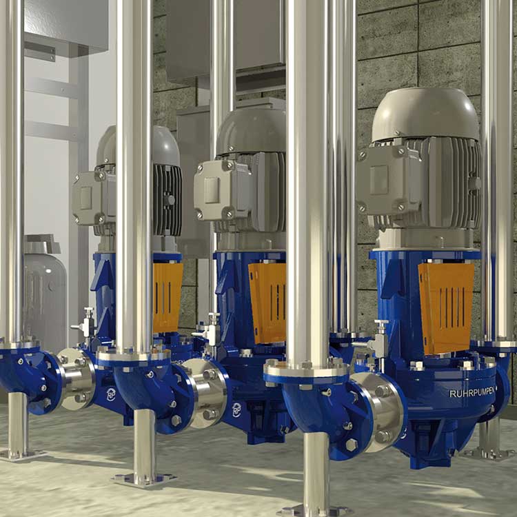 IVP pumps installed